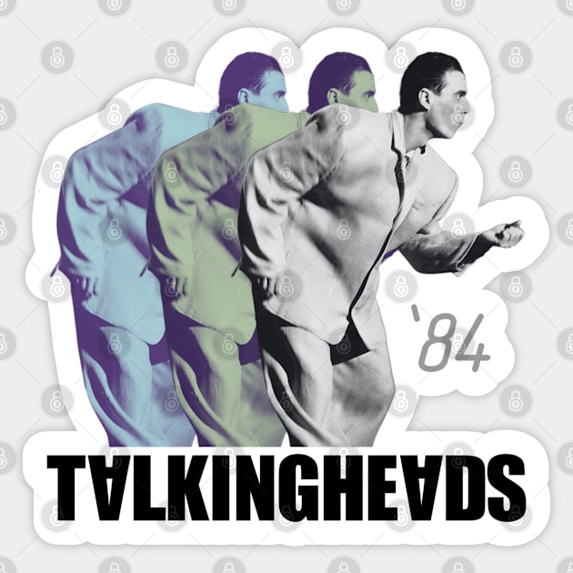 Talking Heads 84 Sticker by Timeless Chaos